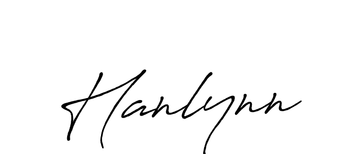 Design your own signature with our free online signature maker. With this signature software, you can create a handwritten (Antro_Vectra_Bolder) signature for name Hanlynn. Hanlynn signature style 7 images and pictures png