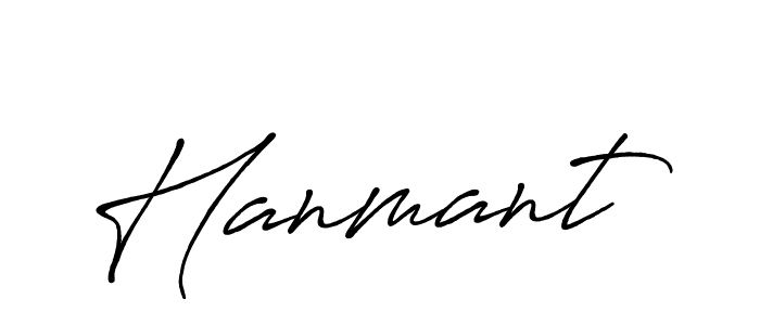 Also we have Hanmant name is the best signature style. Create professional handwritten signature collection using Antro_Vectra_Bolder autograph style. Hanmant signature style 7 images and pictures png