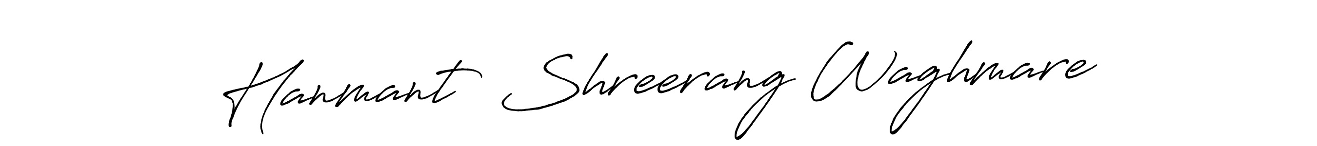 if you are searching for the best signature style for your name Hanmant  Shreerang Waghmare. so please give up your signature search. here we have designed multiple signature styles  using Antro_Vectra_Bolder. Hanmant  Shreerang Waghmare signature style 7 images and pictures png