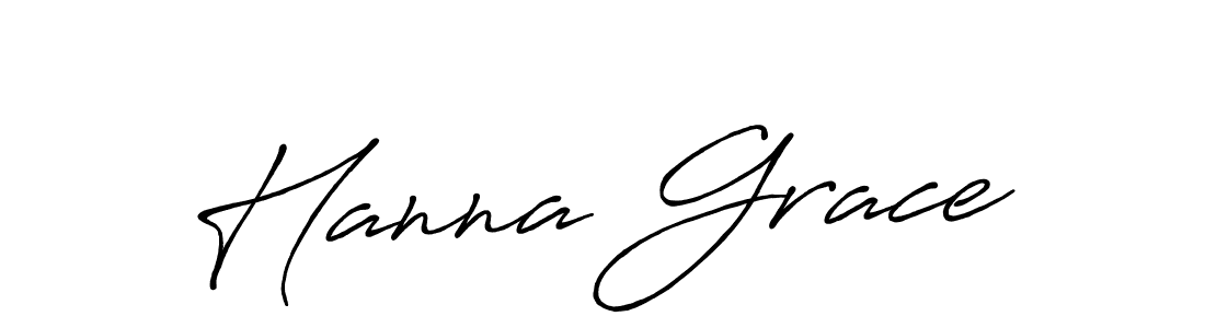 How to make Hanna Grace name signature. Use Antro_Vectra_Bolder style for creating short signs online. This is the latest handwritten sign. Hanna Grace signature style 7 images and pictures png