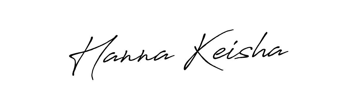 How to make Hanna Keisha signature? Antro_Vectra_Bolder is a professional autograph style. Create handwritten signature for Hanna Keisha name. Hanna Keisha signature style 7 images and pictures png