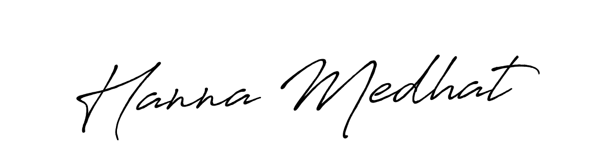 Once you've used our free online signature maker to create your best signature Antro_Vectra_Bolder style, it's time to enjoy all of the benefits that Hanna Medhat name signing documents. Hanna Medhat signature style 7 images and pictures png