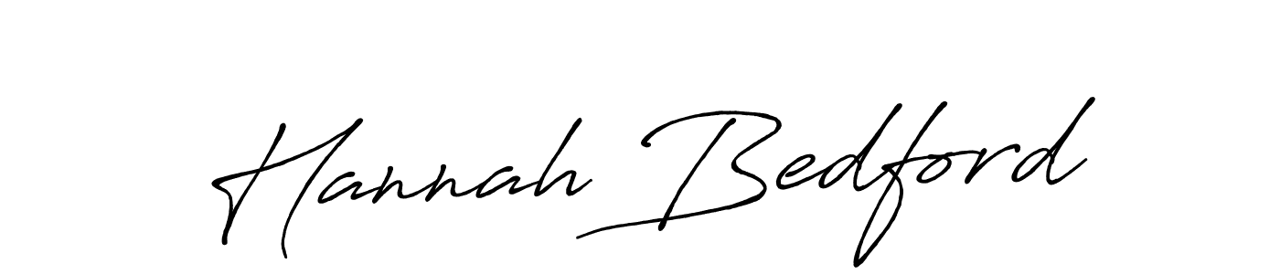 Make a beautiful signature design for name Hannah Bedford. With this signature (Antro_Vectra_Bolder) style, you can create a handwritten signature for free. Hannah Bedford signature style 7 images and pictures png