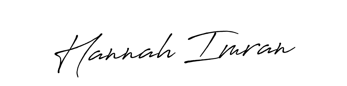Use a signature maker to create a handwritten signature online. With this signature software, you can design (Antro_Vectra_Bolder) your own signature for name Hannah Imran. Hannah Imran signature style 7 images and pictures png