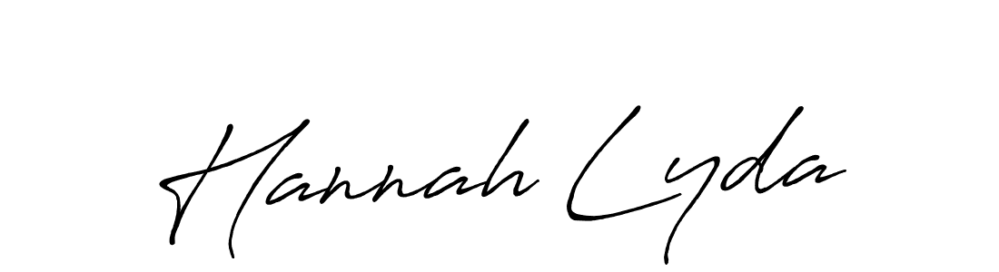 You should practise on your own different ways (Antro_Vectra_Bolder) to write your name (Hannah Lyda) in signature. don't let someone else do it for you. Hannah Lyda signature style 7 images and pictures png