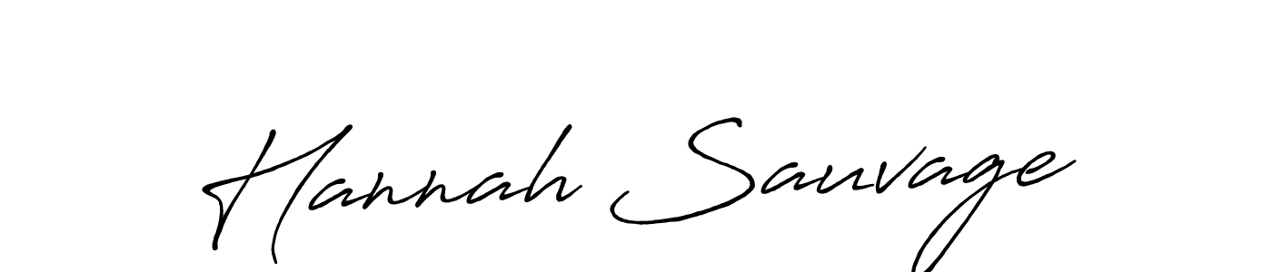 Similarly Antro_Vectra_Bolder is the best handwritten signature design. Signature creator online .You can use it as an online autograph creator for name Hannah Sauvage. Hannah Sauvage signature style 7 images and pictures png