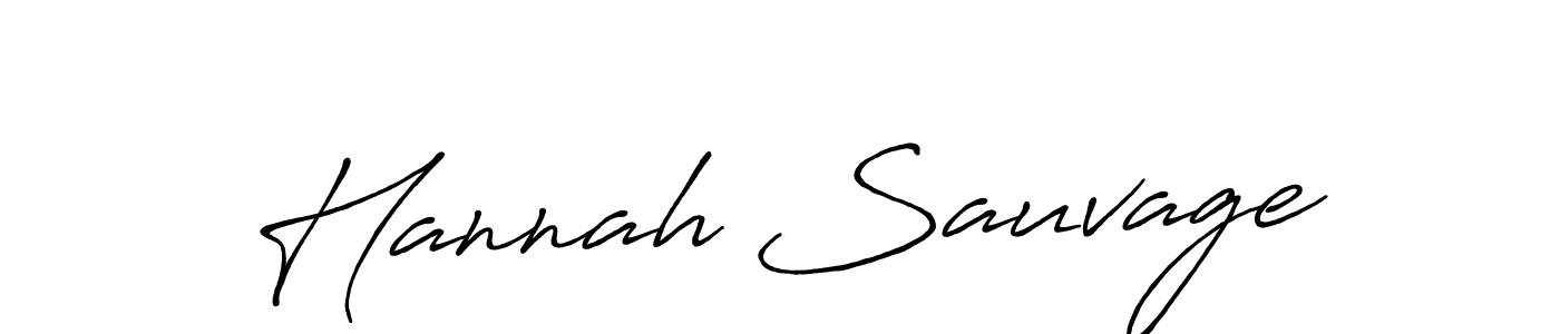 Similarly Antro_Vectra_Bolder is the best handwritten signature design. Signature creator online .You can use it as an online autograph creator for name Hannah Sauvage. Hannah Sauvage signature style 7 images and pictures png