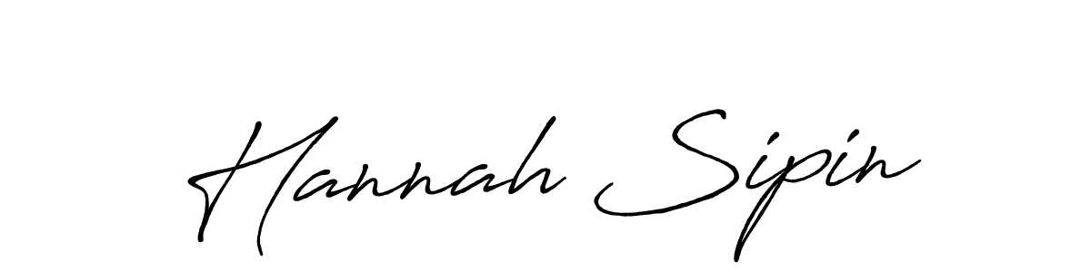 How to make Hannah Sipin signature? Antro_Vectra_Bolder is a professional autograph style. Create handwritten signature for Hannah Sipin name. Hannah Sipin signature style 7 images and pictures png