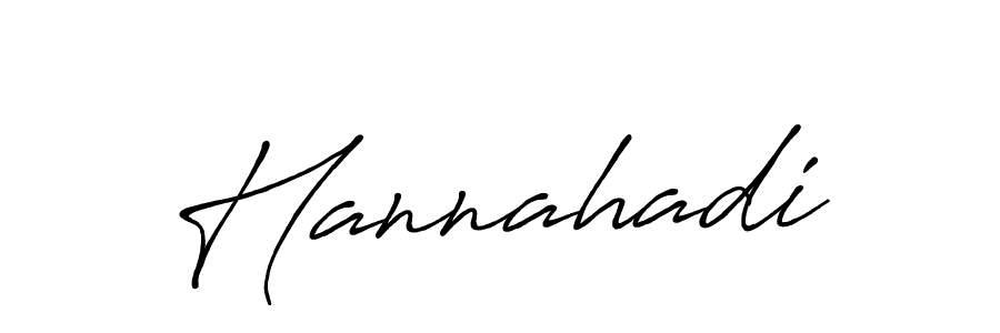 How to make Hannahadi signature? Antro_Vectra_Bolder is a professional autograph style. Create handwritten signature for Hannahadi name. Hannahadi signature style 7 images and pictures png