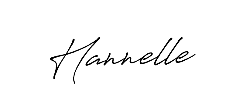 Make a beautiful signature design for name Hannelle. With this signature (Antro_Vectra_Bolder) style, you can create a handwritten signature for free. Hannelle signature style 7 images and pictures png