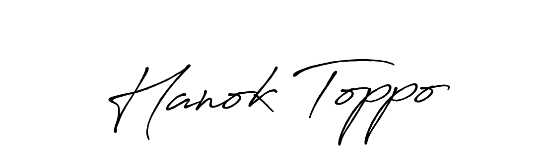 Once you've used our free online signature maker to create your best signature Antro_Vectra_Bolder style, it's time to enjoy all of the benefits that Hanok Toppo name signing documents. Hanok Toppo signature style 7 images and pictures png