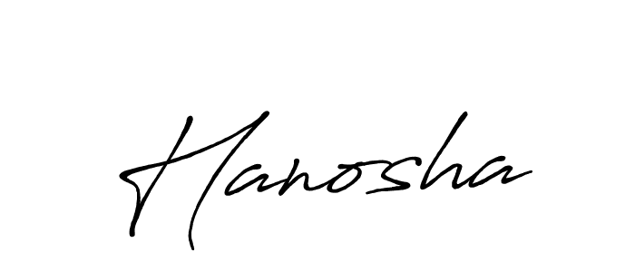 Also we have Hanosha name is the best signature style. Create professional handwritten signature collection using Antro_Vectra_Bolder autograph style. Hanosha signature style 7 images and pictures png