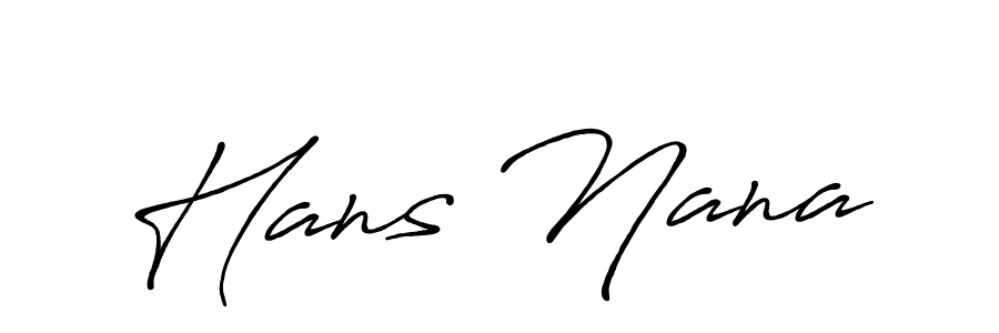 Similarly Antro_Vectra_Bolder is the best handwritten signature design. Signature creator online .You can use it as an online autograph creator for name Hans Nana. Hans Nana signature style 7 images and pictures png