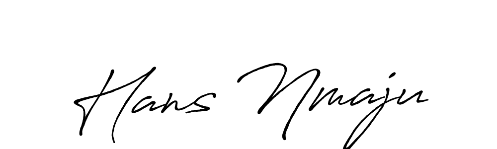 Also we have Hans Nmaju name is the best signature style. Create professional handwritten signature collection using Antro_Vectra_Bolder autograph style. Hans Nmaju signature style 7 images and pictures png