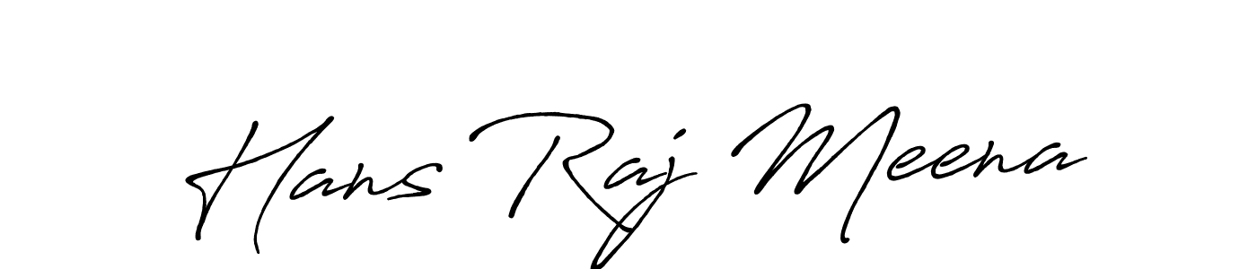 It looks lik you need a new signature style for name Hans Raj Meena. Design unique handwritten (Antro_Vectra_Bolder) signature with our free signature maker in just a few clicks. Hans Raj Meena signature style 7 images and pictures png
