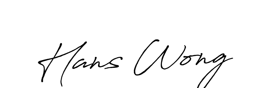 Antro_Vectra_Bolder is a professional signature style that is perfect for those who want to add a touch of class to their signature. It is also a great choice for those who want to make their signature more unique. Get Hans Wong name to fancy signature for free. Hans Wong signature style 7 images and pictures png