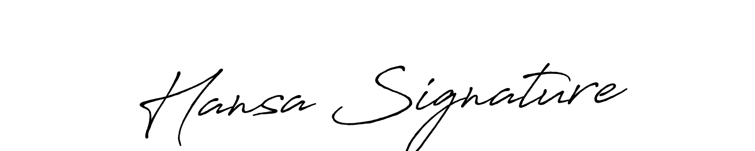 Make a beautiful signature design for name Hansa Signature. Use this online signature maker to create a handwritten signature for free. Hansa Signature signature style 7 images and pictures png
