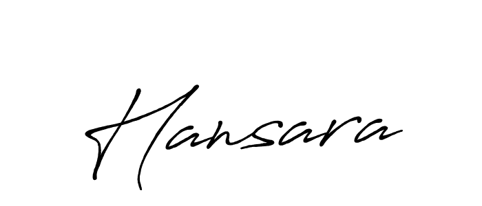 Design your own signature with our free online signature maker. With this signature software, you can create a handwritten (Antro_Vectra_Bolder) signature for name Hansara. Hansara signature style 7 images and pictures png