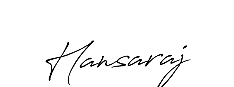 Make a beautiful signature design for name Hansaraj. With this signature (Antro_Vectra_Bolder) style, you can create a handwritten signature for free. Hansaraj signature style 7 images and pictures png