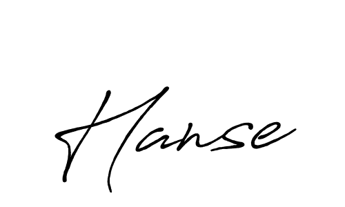 Create a beautiful signature design for name Hanse. With this signature (Antro_Vectra_Bolder) fonts, you can make a handwritten signature for free. Hanse signature style 7 images and pictures png