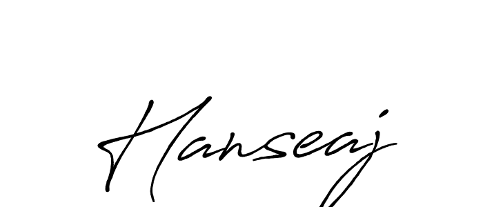 The best way (Antro_Vectra_Bolder) to make a short signature is to pick only two or three words in your name. The name Hanseaj include a total of six letters. For converting this name. Hanseaj signature style 7 images and pictures png