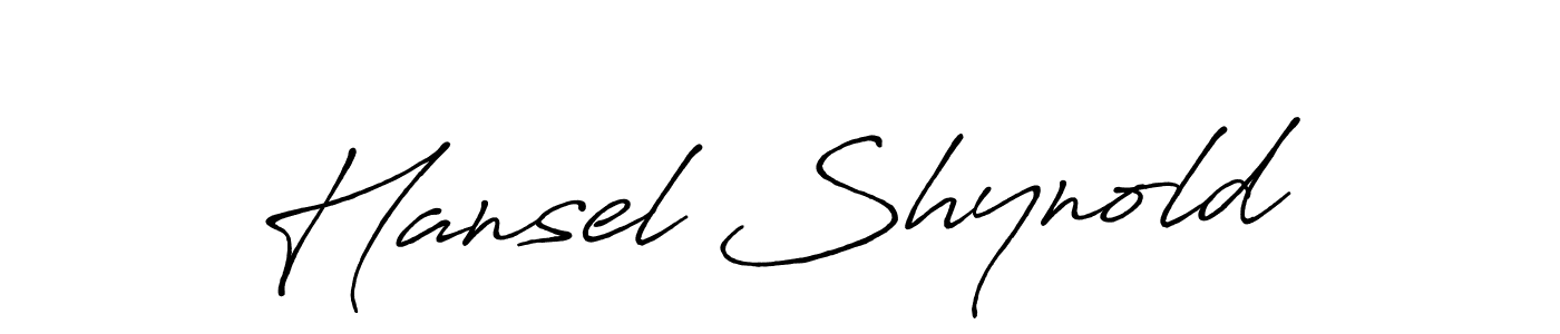 Use a signature maker to create a handwritten signature online. With this signature software, you can design (Antro_Vectra_Bolder) your own signature for name Hansel Shynold. Hansel Shynold signature style 7 images and pictures png