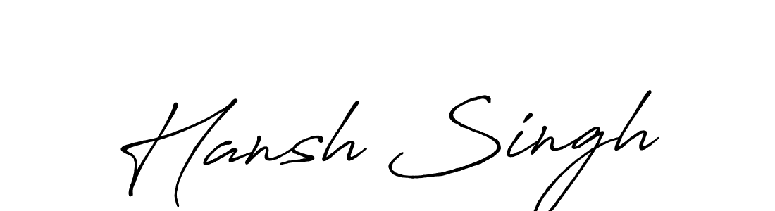 Antro_Vectra_Bolder is a professional signature style that is perfect for those who want to add a touch of class to their signature. It is also a great choice for those who want to make their signature more unique. Get Hansh Singh name to fancy signature for free. Hansh Singh signature style 7 images and pictures png