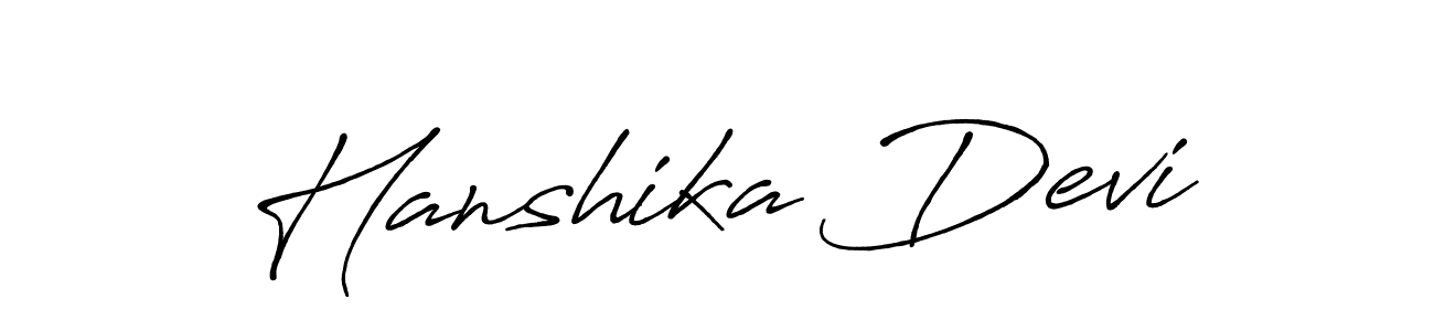 Make a short Hanshika Devi signature style. Manage your documents anywhere anytime using Antro_Vectra_Bolder. Create and add eSignatures, submit forms, share and send files easily. Hanshika Devi signature style 7 images and pictures png