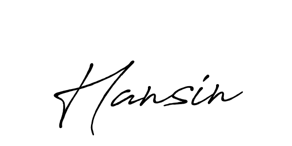 It looks lik you need a new signature style for name Hansin. Design unique handwritten (Antro_Vectra_Bolder) signature with our free signature maker in just a few clicks. Hansin signature style 7 images and pictures png