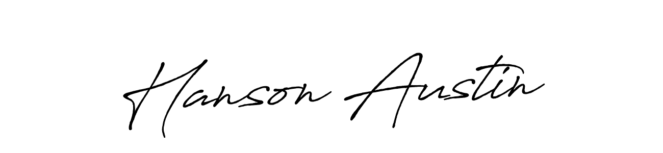 if you are searching for the best signature style for your name Hanson Austin. so please give up your signature search. here we have designed multiple signature styles  using Antro_Vectra_Bolder. Hanson Austin signature style 7 images and pictures png