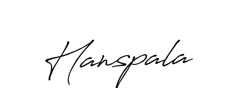 How to make Hanspala signature? Antro_Vectra_Bolder is a professional autograph style. Create handwritten signature for Hanspala name. Hanspala signature style 7 images and pictures png