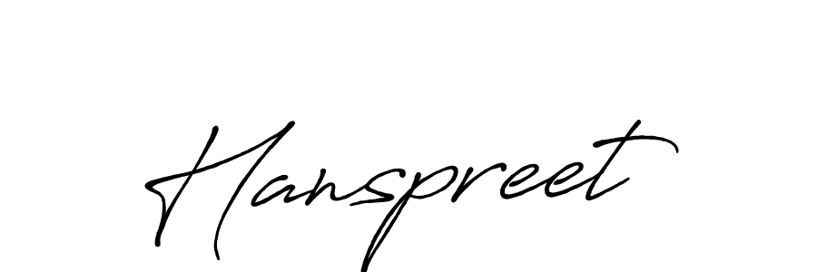 It looks lik you need a new signature style for name Hanspreet. Design unique handwritten (Antro_Vectra_Bolder) signature with our free signature maker in just a few clicks. Hanspreet signature style 7 images and pictures png