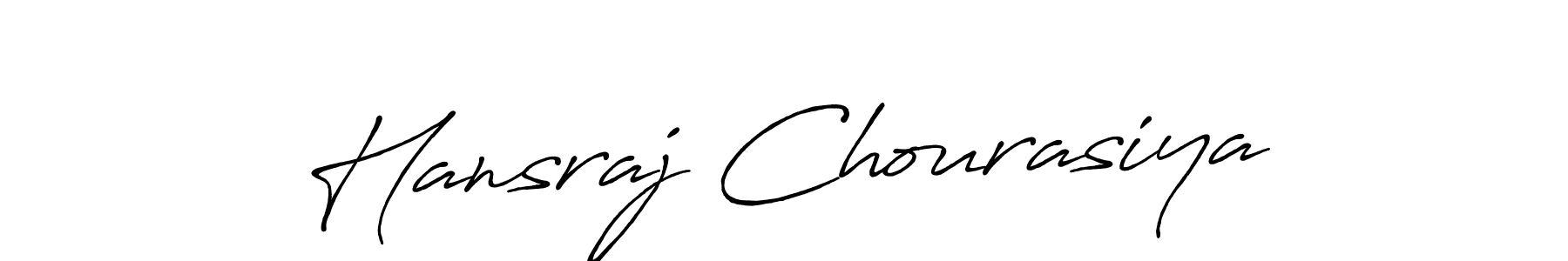 You can use this online signature creator to create a handwritten signature for the name Hansraj Chourasiya. This is the best online autograph maker. Hansraj Chourasiya signature style 7 images and pictures png