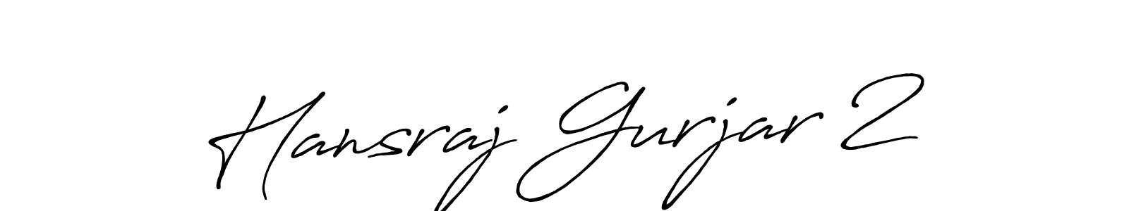 Also You can easily find your signature by using the search form. We will create Hansraj Gurjar 2 name handwritten signature images for you free of cost using Antro_Vectra_Bolder sign style. Hansraj Gurjar 2 signature style 7 images and pictures png