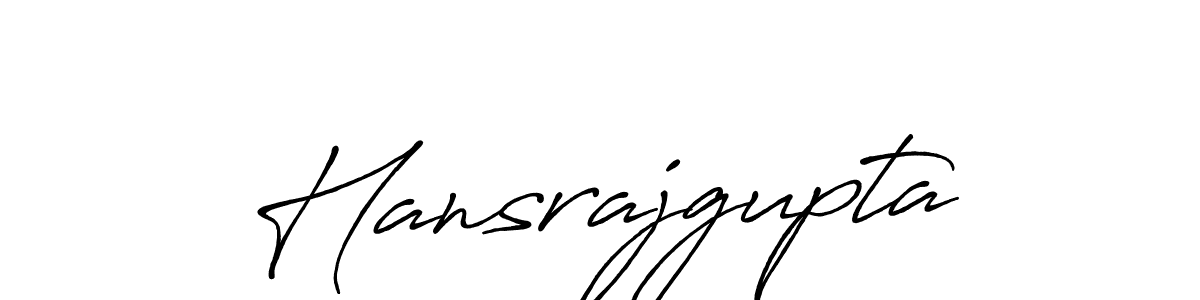 Make a beautiful signature design for name Hansrajgupta. Use this online signature maker to create a handwritten signature for free. Hansrajgupta signature style 7 images and pictures png