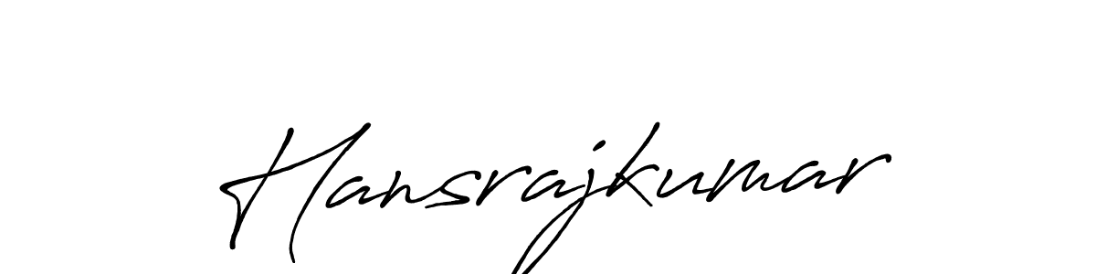 Also You can easily find your signature by using the search form. We will create Hansrajkumar name handwritten signature images for you free of cost using Antro_Vectra_Bolder sign style. Hansrajkumar signature style 7 images and pictures png