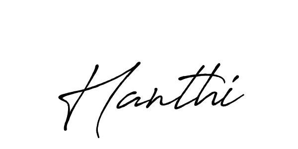 The best way (Antro_Vectra_Bolder) to make a short signature is to pick only two or three words in your name. The name Hanthi include a total of six letters. For converting this name. Hanthi signature style 7 images and pictures png