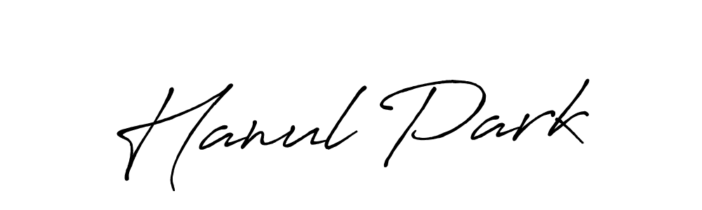 How to Draw Hanul Park signature style? Antro_Vectra_Bolder is a latest design signature styles for name Hanul Park. Hanul Park signature style 7 images and pictures png