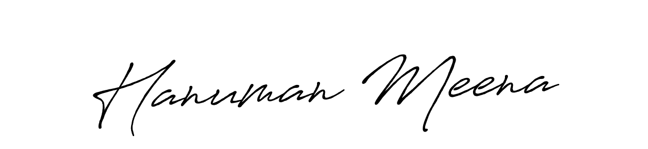 It looks lik you need a new signature style for name Hanuman Meena. Design unique handwritten (Antro_Vectra_Bolder) signature with our free signature maker in just a few clicks. Hanuman Meena signature style 7 images and pictures png