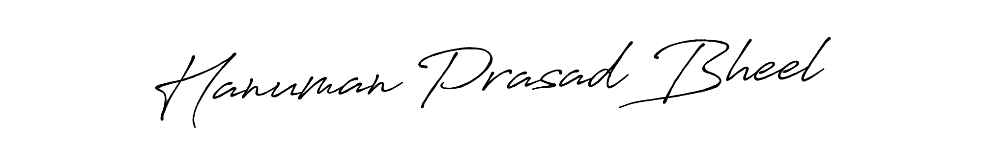 Hanuman Prasad Bheel stylish signature style. Best Handwritten Sign (Antro_Vectra_Bolder) for my name. Handwritten Signature Collection Ideas for my name Hanuman Prasad Bheel. Hanuman Prasad Bheel signature style 7 images and pictures png