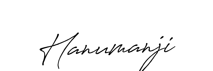 Hanumanji stylish signature style. Best Handwritten Sign (Antro_Vectra_Bolder) for my name. Handwritten Signature Collection Ideas for my name Hanumanji. Hanumanji signature style 7 images and pictures png