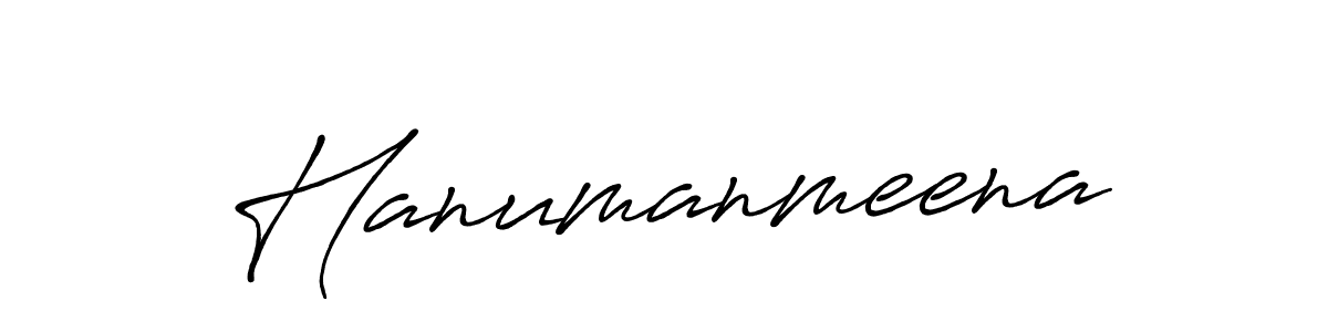 Create a beautiful signature design for name Hanumanmeena. With this signature (Antro_Vectra_Bolder) fonts, you can make a handwritten signature for free. Hanumanmeena signature style 7 images and pictures png