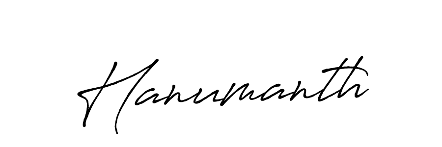 Use a signature maker to create a handwritten signature online. With this signature software, you can design (Antro_Vectra_Bolder) your own signature for name Hanumanth. Hanumanth signature style 7 images and pictures png