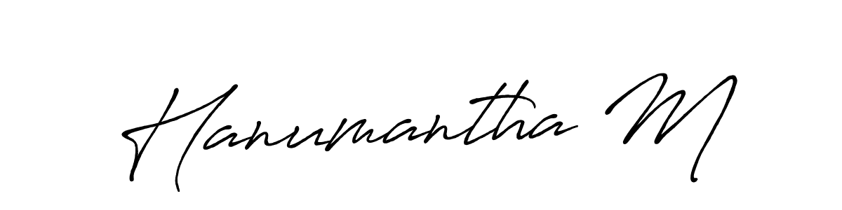 Similarly Antro_Vectra_Bolder is the best handwritten signature design. Signature creator online .You can use it as an online autograph creator for name Hanumantha M. Hanumantha M signature style 7 images and pictures png