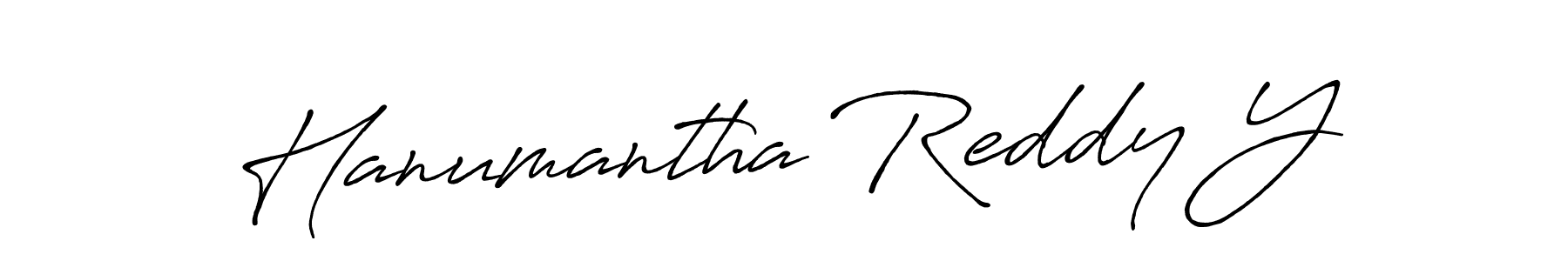 Also we have Hanumantha Reddy Y name is the best signature style. Create professional handwritten signature collection using Antro_Vectra_Bolder autograph style. Hanumantha Reddy Y signature style 7 images and pictures png