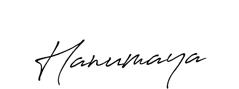 Once you've used our free online signature maker to create your best signature Antro_Vectra_Bolder style, it's time to enjoy all of the benefits that Hanumaya name signing documents. Hanumaya signature style 7 images and pictures png