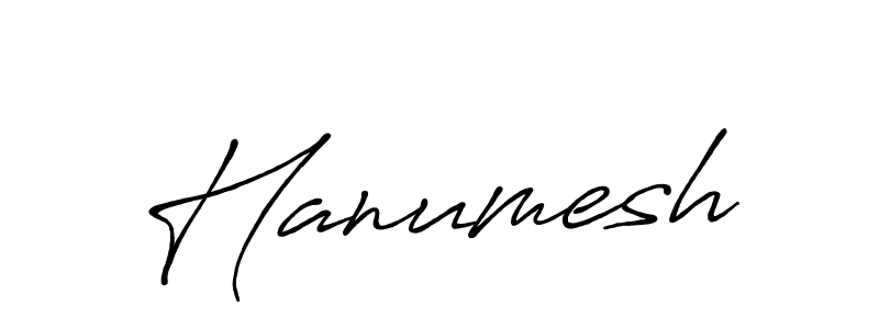 Create a beautiful signature design for name Hanumesh. With this signature (Antro_Vectra_Bolder) fonts, you can make a handwritten signature for free. Hanumesh signature style 7 images and pictures png