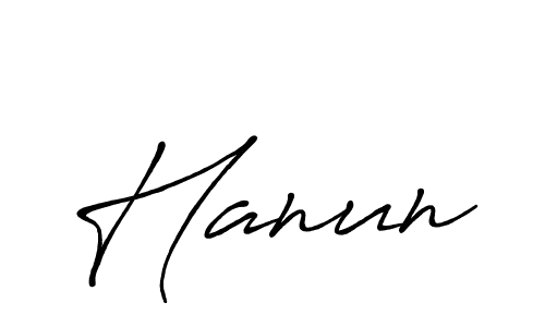 Similarly Antro_Vectra_Bolder is the best handwritten signature design. Signature creator online .You can use it as an online autograph creator for name Hanun. Hanun signature style 7 images and pictures png