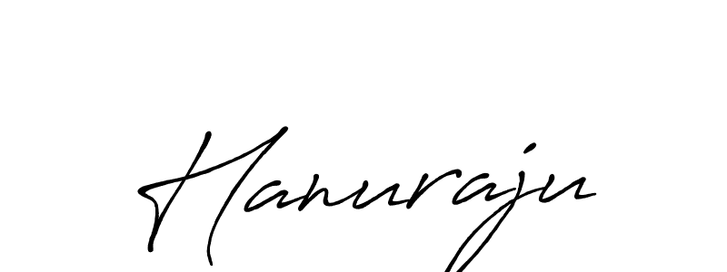 Create a beautiful signature design for name Hanuraju. With this signature (Antro_Vectra_Bolder) fonts, you can make a handwritten signature for free. Hanuraju signature style 7 images and pictures png