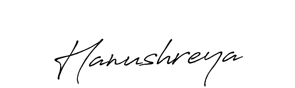 Make a beautiful signature design for name Hanushreya. Use this online signature maker to create a handwritten signature for free. Hanushreya signature style 7 images and pictures png